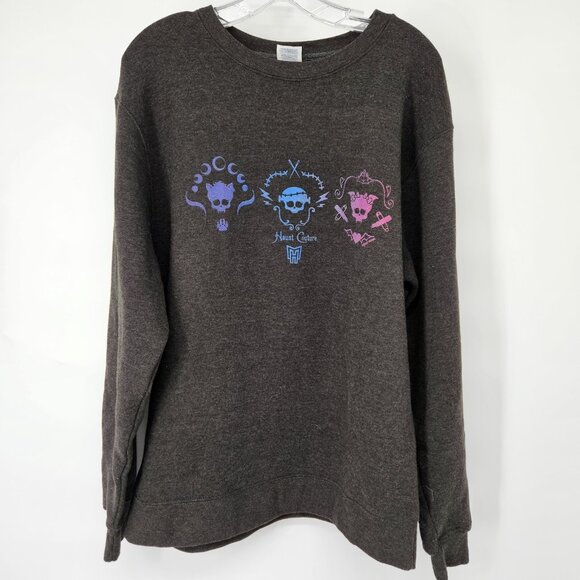 Monster High Haunt Couture Sweatshirt Large Mattel 2022 Crewneck Graphic Shirt - Picture 1 of 10